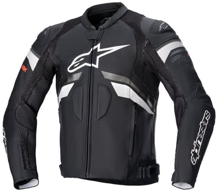 Alpinestars GP Plus R V3 Rideknit Leather Jacket Black White 12