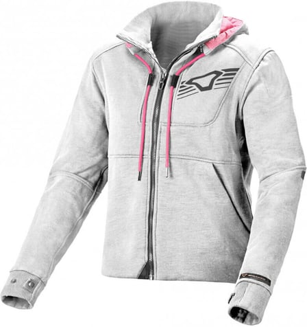 Macna District Ladies Hoodie Light grey
