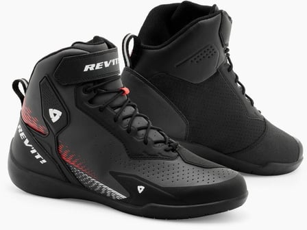 REV'IT G-Force 2 Shoes Black/Neon Red