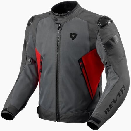 REV'IT Control Air H2O Jacket Grey/Red REV'IT Control Air H2O Jacket Grey/Red