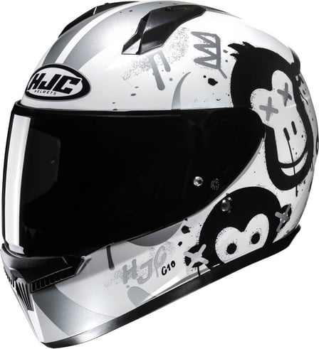 HJC C10 Geti Black/White HJC C10 Geti Black/White