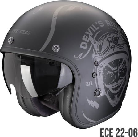 Scorpion Belfast EVO Romeo Matt Black/Silver