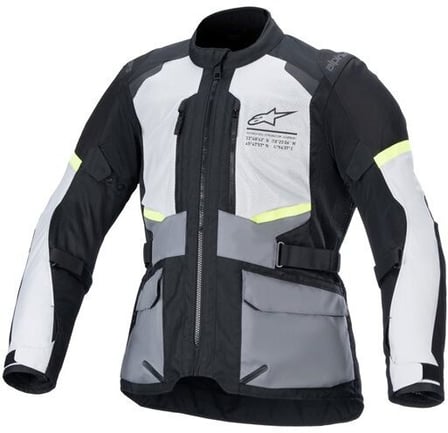 Alpinestars Andes Air Drystar Jacket Ice Gray Dark Gray Black 9191