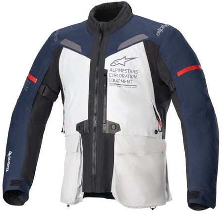 Alpinestars ST-7 2L Gore-Tex Jacket Ice Gray Dark Blue Black 9174