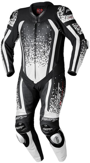 RST Pro Series Evo Airbag CE Men Leather Suit  White/Black