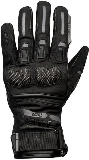 iXS Tour Montevideo Short Gloves Black