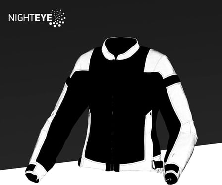 Macna Velotura Ladies Jacket Black Night Eye