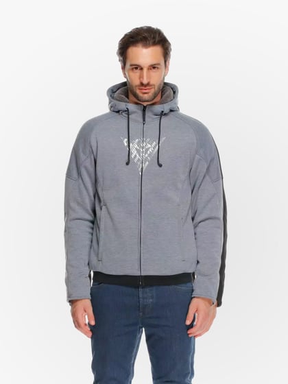Dainese Bovisa Safety Hoodie Grey-Melange/Black N42