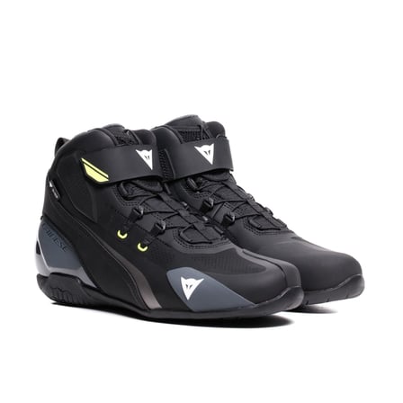Dainese Herian D-WP Shoes Black/White/Yellow-Fluo Q90