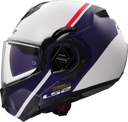 LS2 FF906 Advant Swipe White Blue