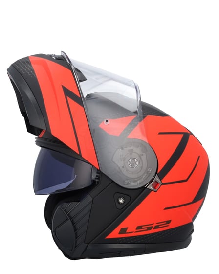 LS2 FF908 Strobe II Code Black Red