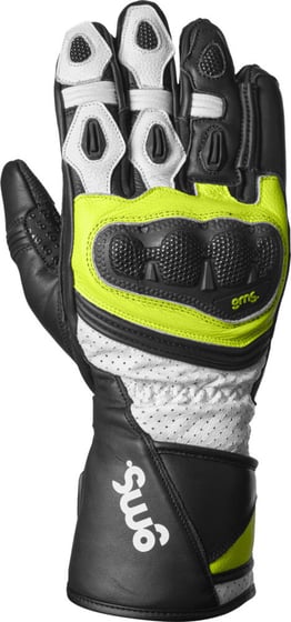 GMS GR-1 SF Gloves Black/White/Yellow