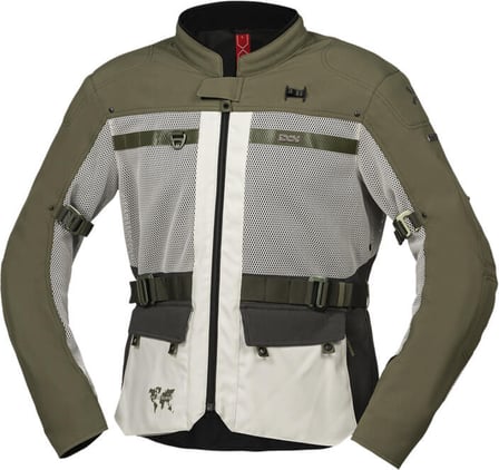 iXS Venture-BigAir 1.0 Jacket Light Gray/Green