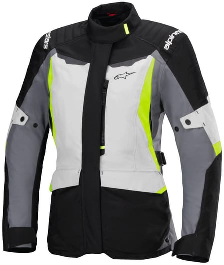 Alpinestars Stella ST-1 Waterproof Jacket Ice Gray/Black/Yellow Fluo 9145