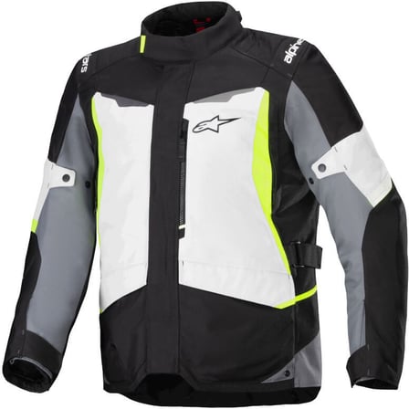 Alpinestars ST-1 Waterproof Jacket Ice Gray/Black/Yellow Fluo 9145