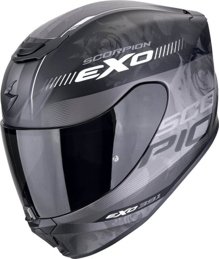 Scorpion EXO-391 Ava Matt Black/Silver