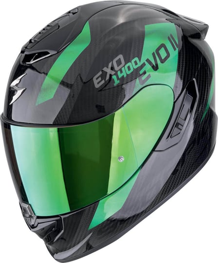 Scorpion EXO-1400 EVO 2 AIR Carbon Platted Black/Green