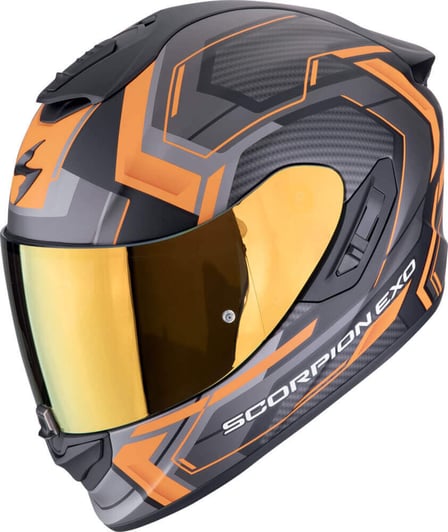 Scorpion EXO-1400 EVO 2 AIR Linart Matt Black/Orange