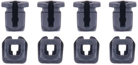 Alpinestars S-R10 Connectors Set For Spoiler Black