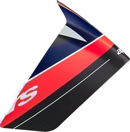 Alpinestars S-R10 Team Race Spoiler Black Carb Red Fluo Dark Blue Matt