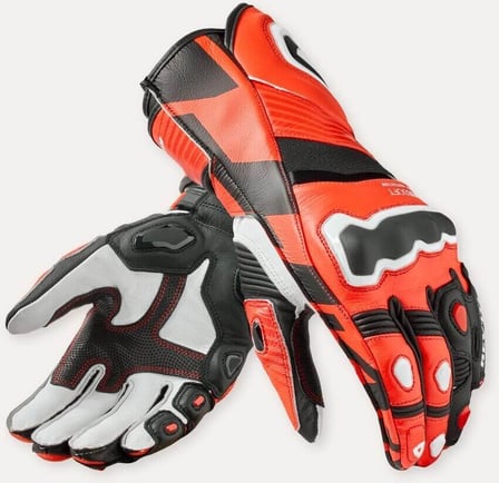 REV'IT Jerez 4 Gloves Neon Red/Black