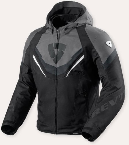 REV'IT Quantum 3 H2O Jacket Black/Grey REV'IT Quantum 3 H2O Jacket Black/Grey