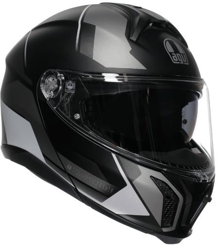 AGV Tourmodular Perception Matt Black/Silver AGV Tourmodular Perception Matt Black/Silver