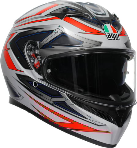 AGV K3 2023 Space Matt White/Red Fluo