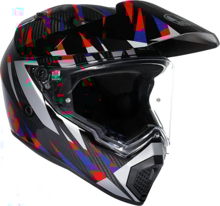 AGV AX9 Steppa Carbon/Red/Blue