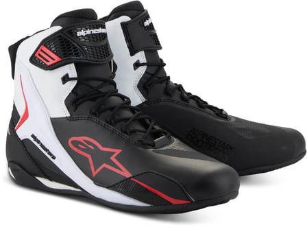 Alpinestars Faster 4 Shoes Black White Red 123