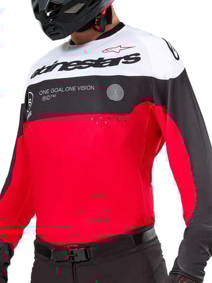 Alpinestars Pro-Dura Jersey Black Bright Red White 1342