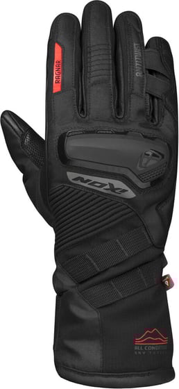 Ixon Pro Ragnar Gloves Black/Bright Red 1117