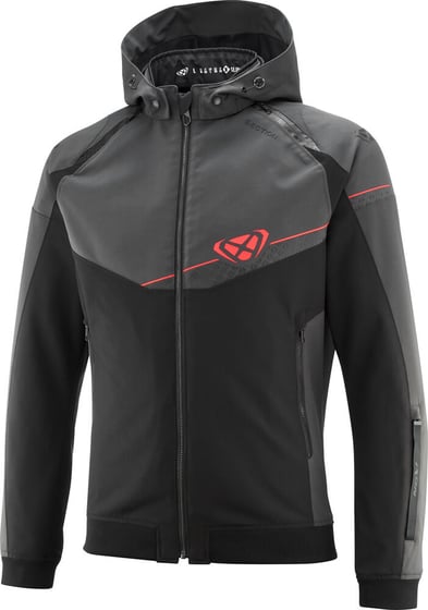 Ixon Section Jacket Black/Anthra/Bright Red 1154
