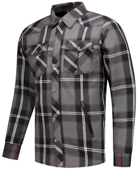 Rusty Stitches Neil-25 Jacket Grey-White-Black