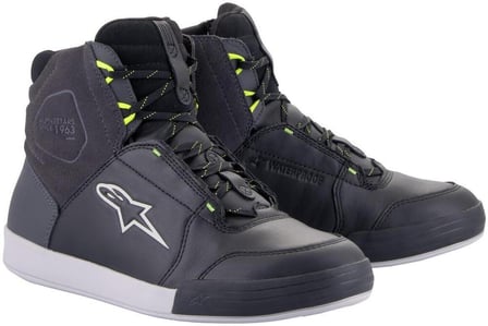 Alpinestars Chrome Drystar Shoes Black Dark Gray Yellow Fluo 1015