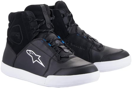 Alpinestars Chrome Drystar Shoes Black White Blue 157