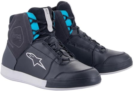 Alpinestars Chrome Women'S Drystar Shoes Black Asphalt Turquoise 1161