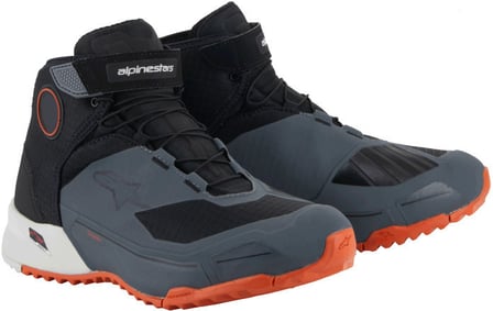 Alpinestars Cr-X Drystar Riding Shoes Black Dark Gray Rust 1547