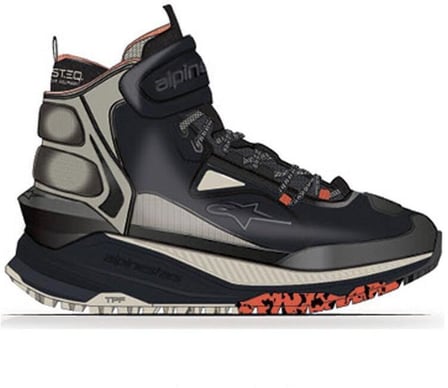 Alpinestars Speedstreet Shoes Black Almond Hot Orange 1489