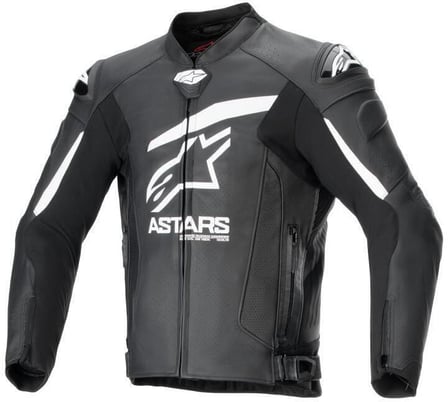 Alpinestars Gp Plus R V4 Airflow Leather Jacket Black White 12
