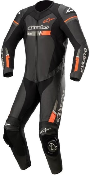 Alpinestars Gp Force Chaser Leather Suit 1 Pc Black Red Fluo 1030