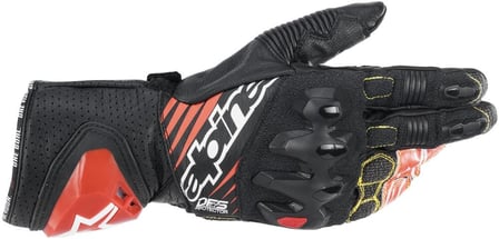 Alpinestars Gp Tech V2 Gloves Black White Red Fluo 1231
