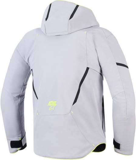 Alpinestars Aeroshell Wp Jacket Mid Gray Yellow Fluo 9116