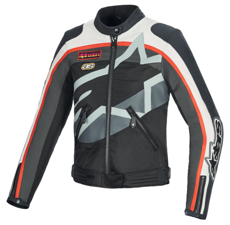 Alpinestars Idles Jacket Off White Flame Red Black 2053