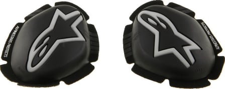Alpinestars Gp Plus Knee Slider Black White Alpinestars Gp Plus Knee Slider Black White