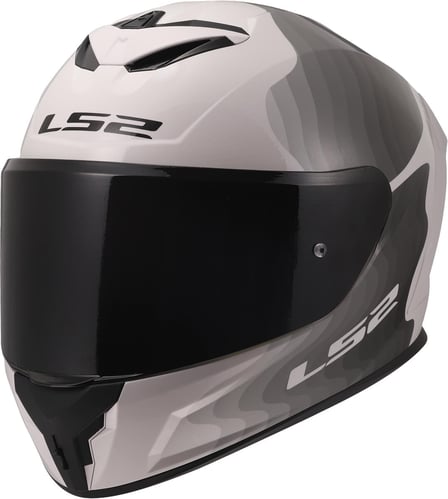 LS2 FF820 Rapid III Flow White Grey