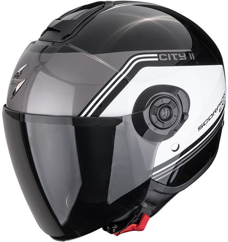 Scorpion EXO-CITY II Vita Metal black/White