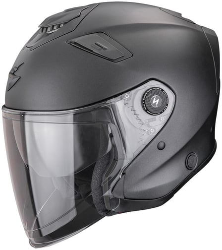 Scorpion EXO-GT JET Solid Matt Pearl Black