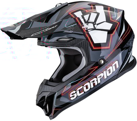 Scorpion VX-16 EVO AIR Lignes Black/Grey/Red