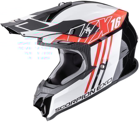 Scorpion VX-16 EVO AIR Lignes Black/Red
